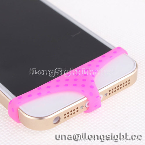 Underwear design silicon home button for iphone